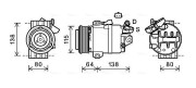 RTAK565 Kompresor, klimatizace AVA QUALITY COOLING