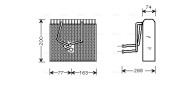 RTV173 Výparník, klimatizace AVA QUALITY COOLING