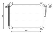 SBA5074 Kondenzátor, klimatizace AVA QUALITY COOLING