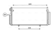 SUA5078D Kondenzátor, klimatizace AVA QUALITY COOLING