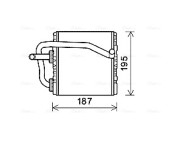 SUA6108 AVA QUALITY COOLING výmenník tepla vnútorného kúrenia SUA6108 AVA QUALITY COOLING