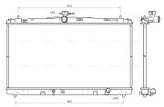 TO2799 Chladič, chlazení motoru AVA QUALITY COOLING