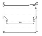 TO5655D Kondenzátor, klimatizace AVA QUALITY COOLING