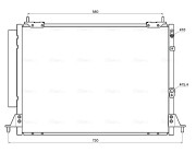 TO5795D Kondenzátor, klimatizace AVA QUALITY COOLING