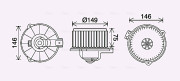 TO8735 vnitřní ventilátor AVA QUALITY COOLING