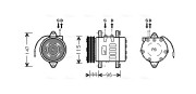 UVK069 Kompresor, klimatizace AVA QUALITY COOLING