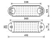 VL3072 Olejový chladič, motorový olej AVA QUALITY COOLING