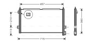 VL5027 Kondenzátor, klimatizace AVA QUALITY COOLING