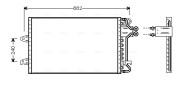 VN5140 Kondenzátor, klimatizace AVA QUALITY COOLING