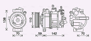 VNAK401 Kompresor, klimatizace AVA QUALITY COOLING