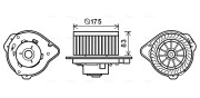 VO8174 Elektromotor, vnitřní ventilátor AVA QUALITY COOLING