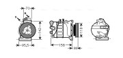 VOK143 Kompresor, klimatizace AVA QUALITY COOLING