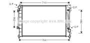 AI2157 AVA QUALITY COOLING chladič motora AI2157 AVA QUALITY COOLING