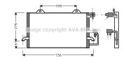 AI5159 Kondenzátor, klimatizace AVA QUALITY COOLING