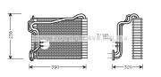 AIV145 AVA QUALITY COOLING výparník klimatizácie AIV145 AVA QUALITY COOLING