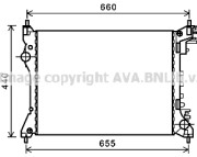 AL2117 AVA QUALITY COOLING chladič motora AL2117 AVA QUALITY COOLING