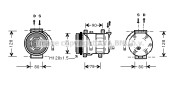 ALK010 AVA QUALITY COOLING nezařazený díl ALK010 AVA QUALITY COOLING