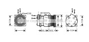 ALK093 Kompresor, klimatizace AVA QUALITY COOLING