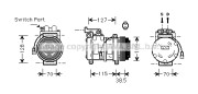 AUK027 AVA QUALITY COOLING nezařazený díl AUK027 AVA QUALITY COOLING