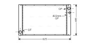 AI2289 AVA QUALITY COOLING chladič motora AI2289 AVA QUALITY COOLING