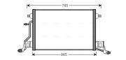 AI5264 AVA QUALITY COOLING kondenzátor klimatizácie AI5264 AVA QUALITY COOLING