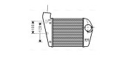 AIA4308 AVA QUALITY COOLING chladič plniaceho vzduchu AIA4308 AVA QUALITY COOLING