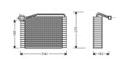 AIV142 AVA QUALITY COOLING výparník klimatizácie AIV142 AVA QUALITY COOLING