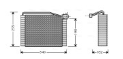 AIV149 Výparník, klimatizace AVA QUALITY COOLING