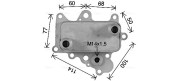 AL3152 Olejový chladič, motorový olej AVA QUALITY COOLING