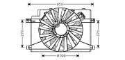 AL7510 Větrák, chlazení motoru AVA QUALITY COOLING