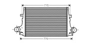 ALA4096 AVA QUALITY COOLING chladič plniaceho vzduchu ALA4096 AVA QUALITY COOLING