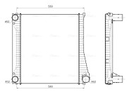 AU4353 AVA QUALITY COOLING chladič plniaceho vzduchu AU4353 AVA QUALITY COOLING