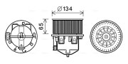 AU8221 vnitřní ventilátor AVA QUALITY COOLING