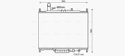 AUA2225 Chladič, chlazení motoru AVA QUALITY COOLING