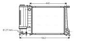 BW2081 AVA QUALITY COOLING chladič motora BW2081 AVA QUALITY COOLING