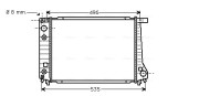 BW2087 AVA QUALITY COOLING chladič motora BW2087 AVA QUALITY COOLING