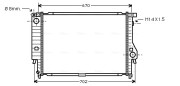 BW2102 AVA QUALITY COOLING chladič motora BW2102 AVA QUALITY COOLING