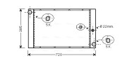 BW2277 AVA QUALITY COOLING chladič motora BW2277 AVA QUALITY COOLING