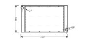 BW2373 AVA QUALITY COOLING chladič motora BW2373 AVA QUALITY COOLING