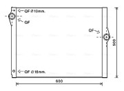 BW2420 AVA QUALITY COOLING chladič motora BW2420 AVA QUALITY COOLING