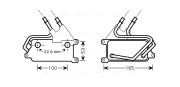 BW3315 Chladič oleje, automatická převodovka AVA QUALITY COOLING