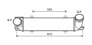 BW4438 AVA QUALITY COOLING chladič plniaceho vzduchu BW4438 AVA QUALITY COOLING