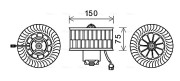 BW8485 Elektromotor, vnitřní ventilátor AVA QUALITY COOLING