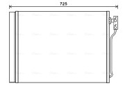 BWA5435D Kondenzátor, klimatizace AVA QUALITY COOLING