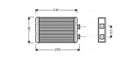 BWA6210 AVA QUALITY COOLING nezařazený díl BWA6210 AVA QUALITY COOLING