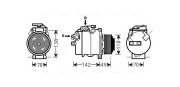 BWAK411 Kompresor, klimatizace AVA QUALITY COOLING