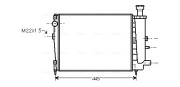 CN2027 AVA QUALITY COOLING chladič motora CN2027 AVA QUALITY COOLING