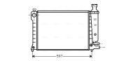 CN2036 AVA QUALITY COOLING chladič motora CN2036 AVA QUALITY COOLING