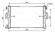 CN2280 AVA QUALITY COOLING chladič motora CN2280 AVA QUALITY COOLING