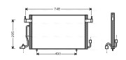 CN5141 Kondenzátor, klimatizace AVA QUALITY COOLING